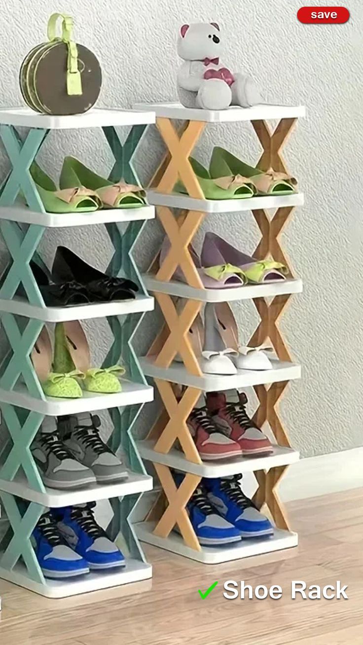 6-Tier Foldable Shoe Rack – Space-Saving Organizer